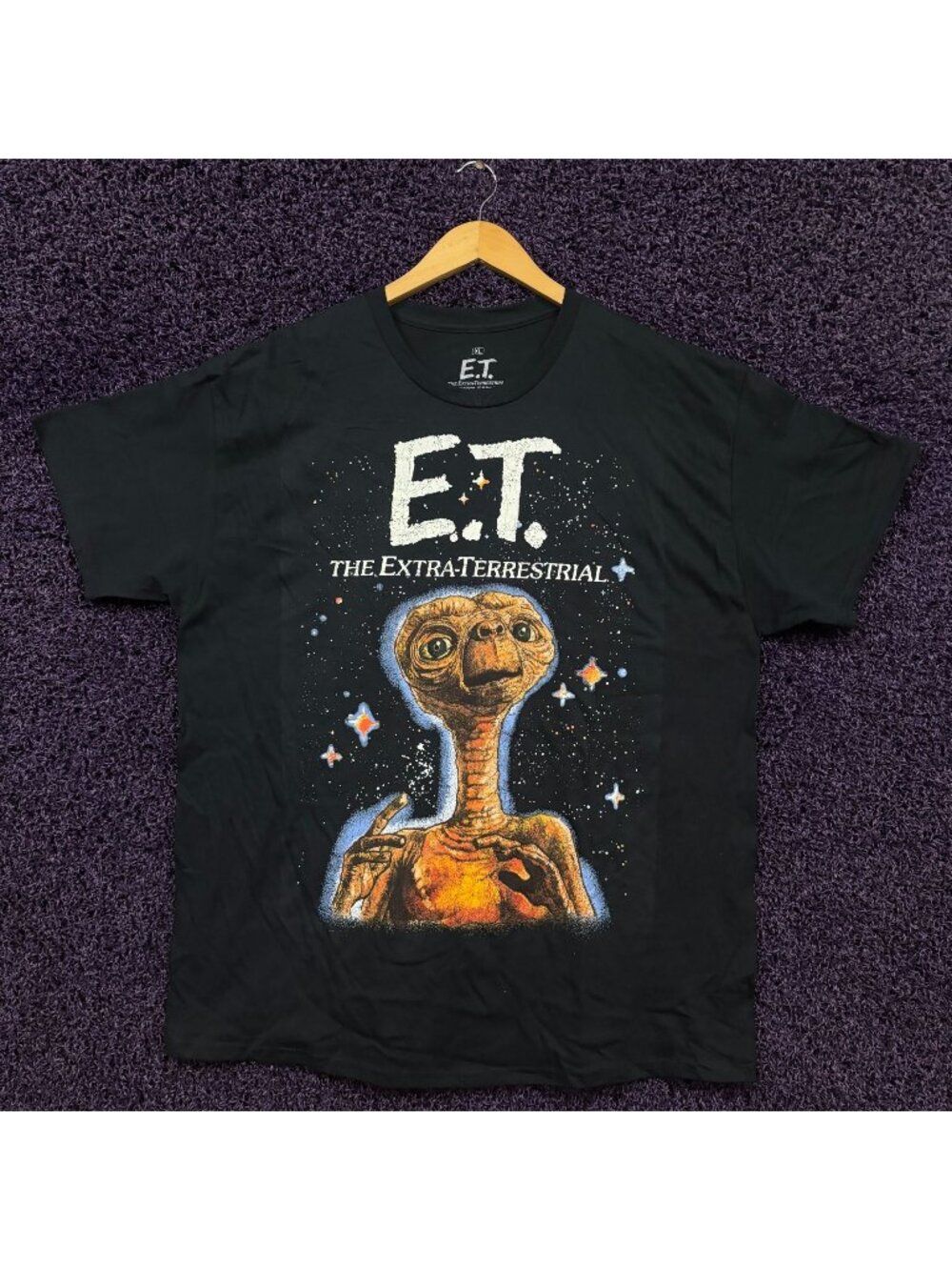 E.T. The Extra-Terrestrial Double Sided Movie Promo T-Shirt Size Extra Large